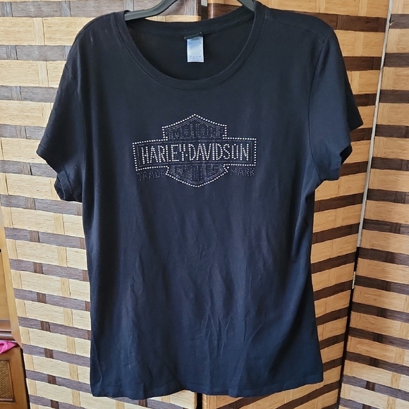 Harley-Davidson Diamond Black T-Shirt - Picture 1 of 7